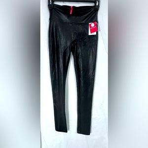NWT SPANX faux leather leggings size small